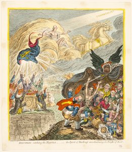 Discípulos Capturando el Manto de James Gillray