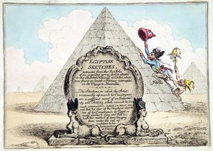 Bocetos egipcios, publicado por Hannah Humphrey en 1799
