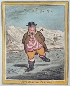 Clima fresco y vigorizante, publicado por Hannah Humphrey en 1808