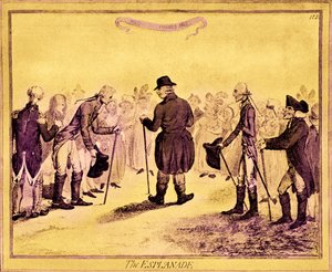 Jorge III - caricatura de James Gillray