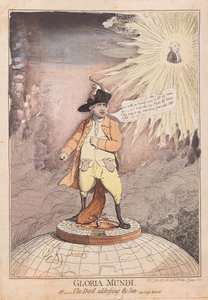 Gloria Mundi, o el Diablo Dirigiéndose al Sol de James Gillray