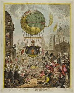 Dirige su vuelo de James Gillray