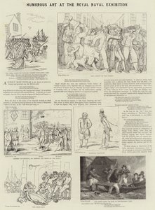Arte humorístico en la Exposición Naval Real de James Gillray