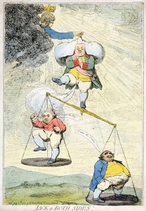 Jack a Ambos Lados, publicado por William Humphrey en 1783