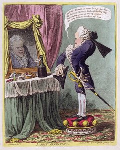 Elevación señorial, pub. por Hannah Humphrey, 1802 de James Gillray