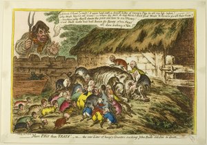 Más cerdos que tetas de James Gillray