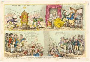 Peticiones patrióticas en la Convención de James Gillray