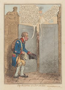 Compadece las Penas de un Pobre Viejo de James Gillray