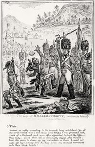 Placa 3, de La Vida de William Cobbett, escrita por él mismo, pub. por H. Humphrey, 1809