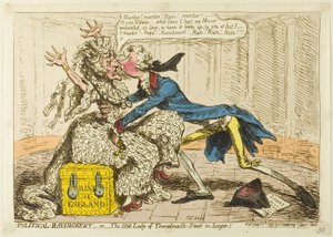 Political-Ravishment de James Gillray