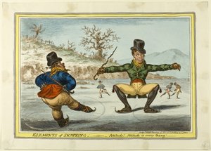 Los elementos del patinaje: La actitud lo es todo de James Gillray