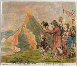 La erupción de la montaña, o Los horrores de la 