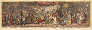 La gran procesión de coronación de Napoleón I, emperador de Francia, desde la iglesia de Notre-Dame, 1805