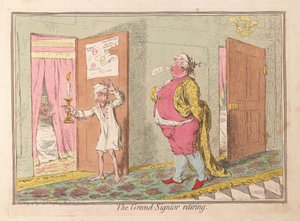 El Gran Señor retirándose, pub. 1796