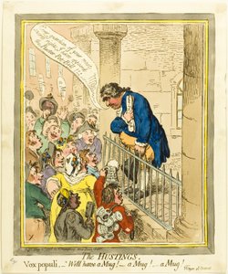 La campaña electoral de James Gillray