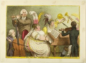 Orquesta Pic-Nic de James Gillray