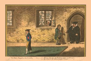 El progreso del libertino en la universidad - No. 2 de James Gillray