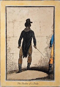 La sombra de un duque de James Gillray