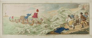 Se levanta la tormenta de James Gillray