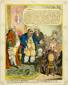 El patriota cansado de James Gillray