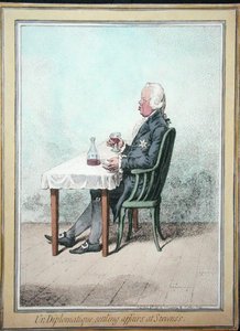 Un Diplomático Resolviendo Asuntos en Stevens