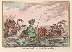 Venus a la Coquelle; o la Venus de Swan-sea, pub. 1809 de James Gillray