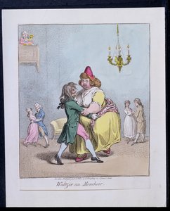 Waltzer au Mouchoir, publicado por Hannah Humphrey en 1800