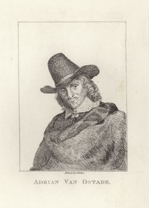 Adriaen van Ostade, bautizado como Adriaen Jansz Hendricx. Grabado por James Girtin. de James Girtin