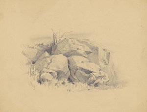Rocas, 1839 de James Goodwin Clonney