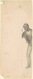 Hombre en una puerta