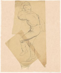 Estudios para "Baile en un barco de piedra" y "En el campo de maíz" de James Goodwyn Clonney