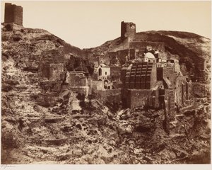 Monasterio de Mar Saba,c. 1855 (foto)
