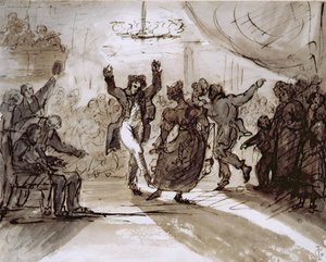 El baile de caza, c.1820 de James Grant