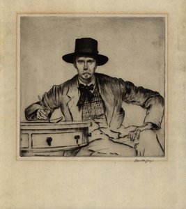 Retrato del grabador J. Hamilton Hay, 1915 de James Hamilton Hay