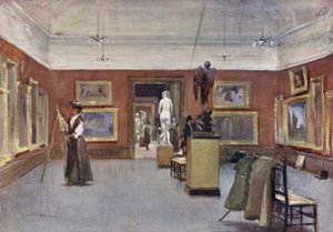 Galería de Arte Walker, Interior