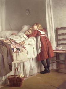 La pequeña enfermera del abuelo de James Hayllar