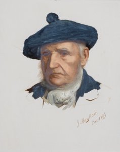 Cabeza de hombre, 1885 de James Hayllar
