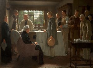 El viejo maestro, 1883 de James Hayllar