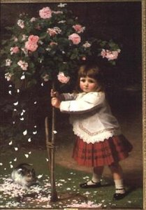 El joven jardinero de James Hayllar