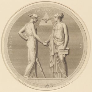 Medicina - Teología - Ley de James Heath after John Flaxman