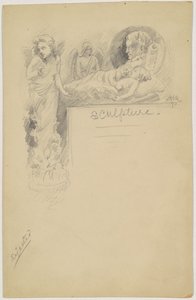 Estudio para "Escultura" de James Henry Moser
