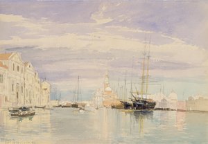 La Giudecca con S. Giorgio Maggiore, Venecia de James Holland