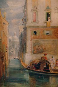 La góndola, Venecia, 1865, 1935 de James Holland