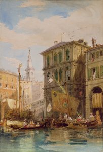 El Palazzo Dei Camerlinghi, Venecia, c.1835-55