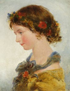 Retrato de una niña de James II Fisher