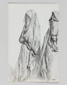 Un camino en el Monte de los Olivos, ilustración de La Vida de Nuestro Señor Jesucristo de James Jacques Joseph Tissot