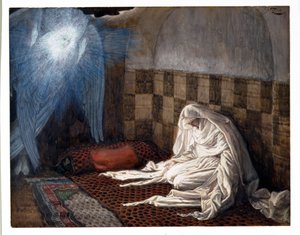 Anunciación, ilustración para La Vida de Cristo, c.1886-96