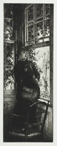 En la orilla del mar, 1880 de James Jacques Joseph Tissot