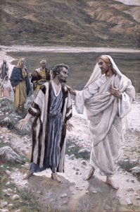 Apacienta mis corderos, ilustración de La vida de Cristo