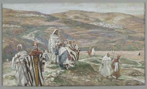 Los envió de dos en dos, ilustración de La vida de nuestro Señor Jesucristo, 1886-96